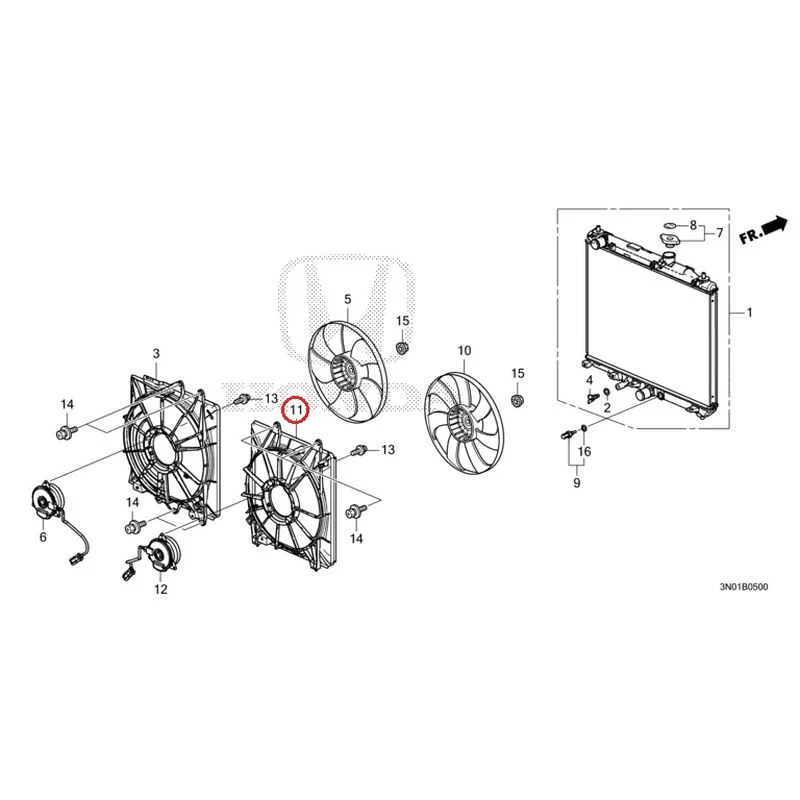 [NEW] JDM HONDA VEZEL e:HEV RV5 2025 Radiator GENUINE OEM - Image 12