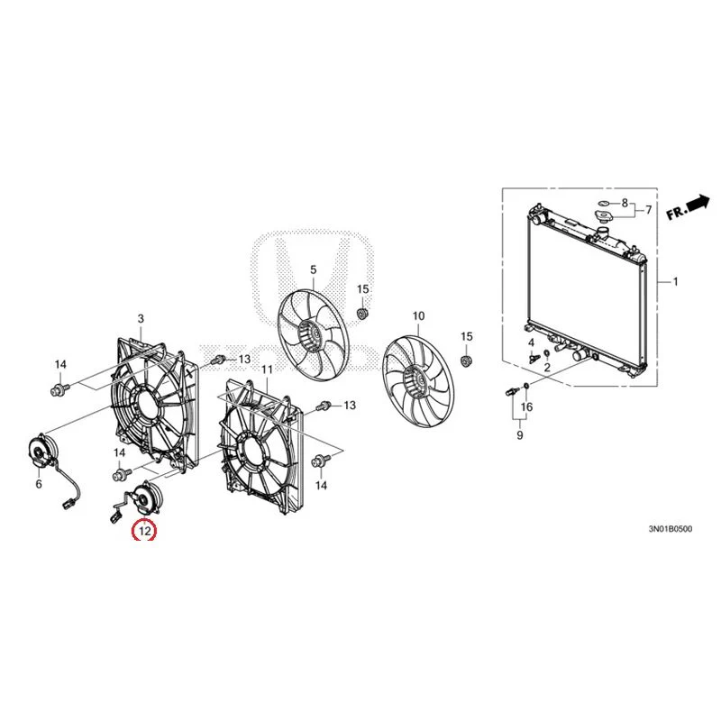 [NEW] JDM HONDA VEZEL e:HEV RV5 2025 Radiator GENUINE OEM - Image 13