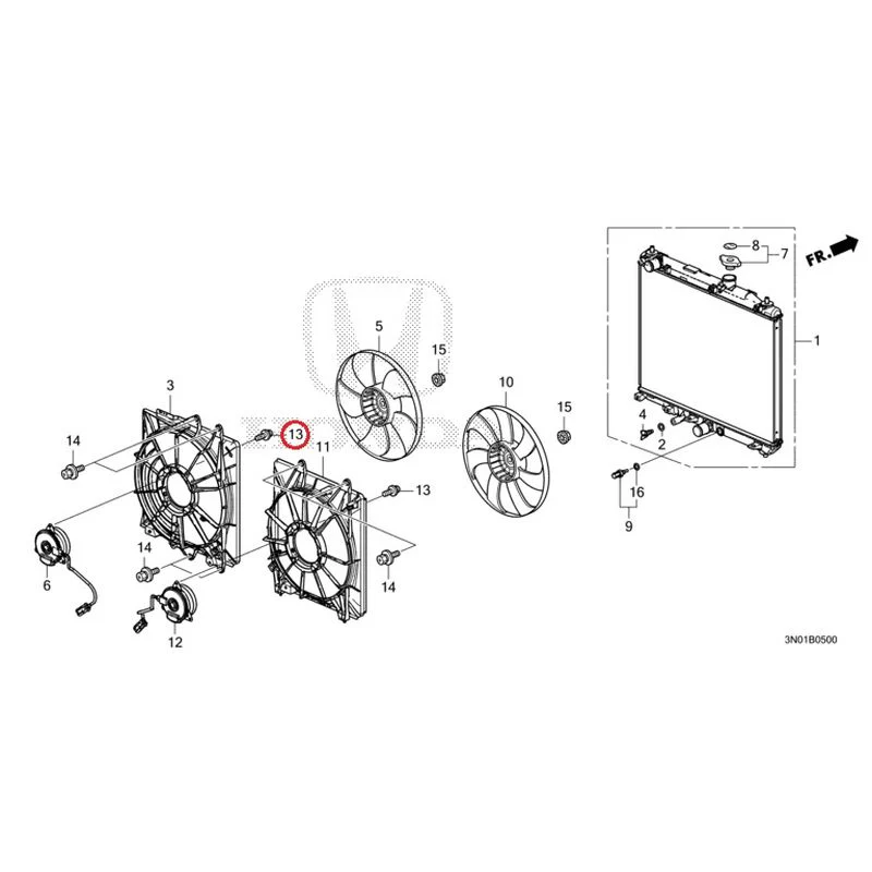 [NEW] JDM HONDA VEZEL e:HEV RV5 2025 Radiator GENUINE OEM - Image 14