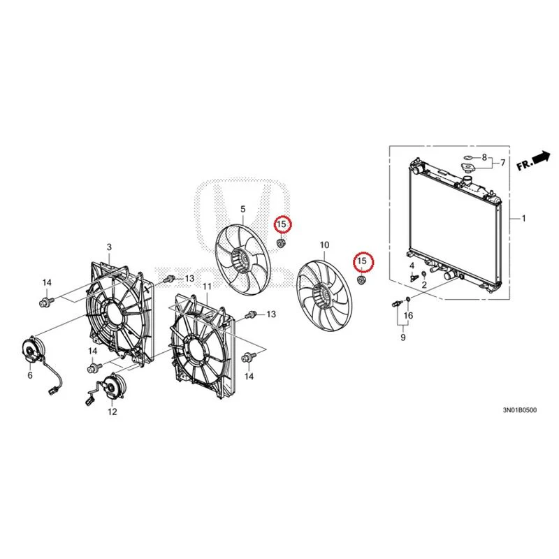 [NEW] JDM HONDA VEZEL e:HEV RV5 2025 Radiator GENUINE OEM - Image 16
