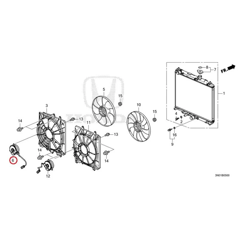 [NEW] JDM HONDA VEZEL e:HEV RV5 2025 Radiator GENUINE OEM - Image 7