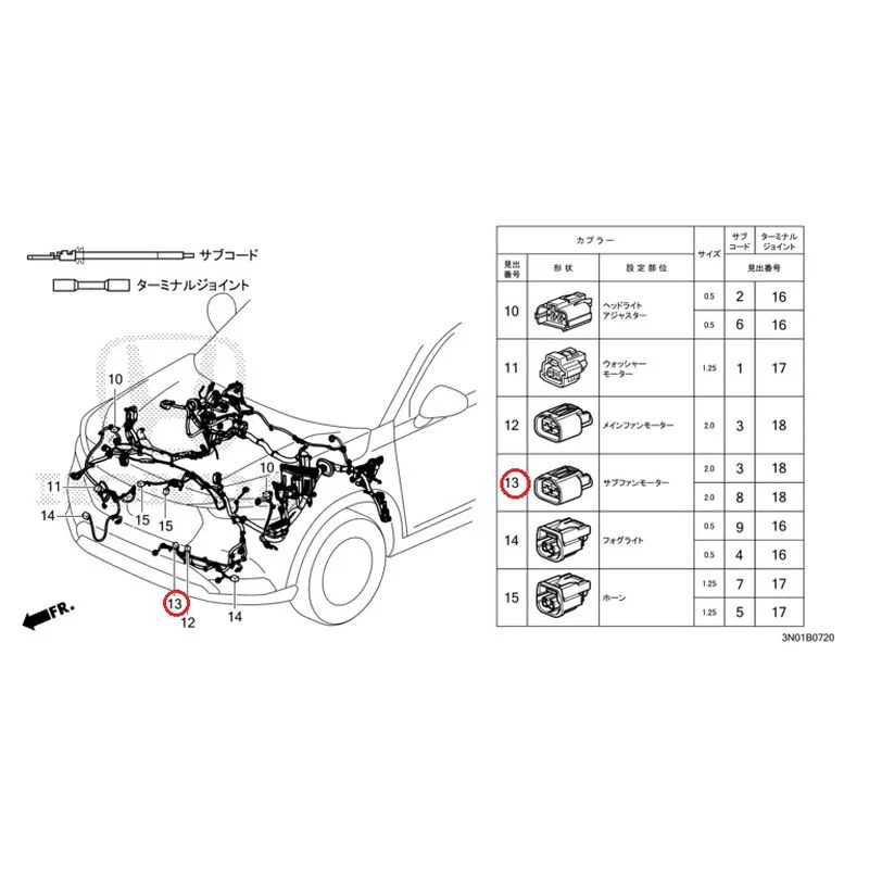 [NEW] JDM HONDA VEZEL e:HEV RV5 2025 Electrical Connector (Front) GENUINE OEM - Image 14
