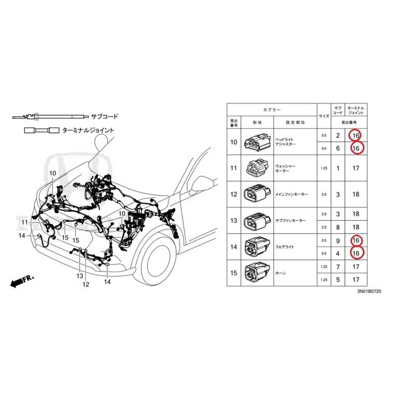 [NEW] JDM HONDA VEZEL e:HEV RV5 2025 Electrical Connector (Front) GENUINE OEM - Image 17