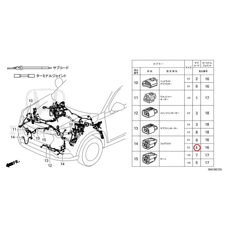 [NEW] JDM HONDA VEZEL e:HEV RV5 2025 Electrical Connector (Front) GENUINE OEM - Image 5