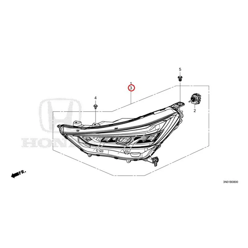[NEW] JDM HONDA VEZEL e:HEV RV5 2025 Headlight GENUINE OEM - Image 4