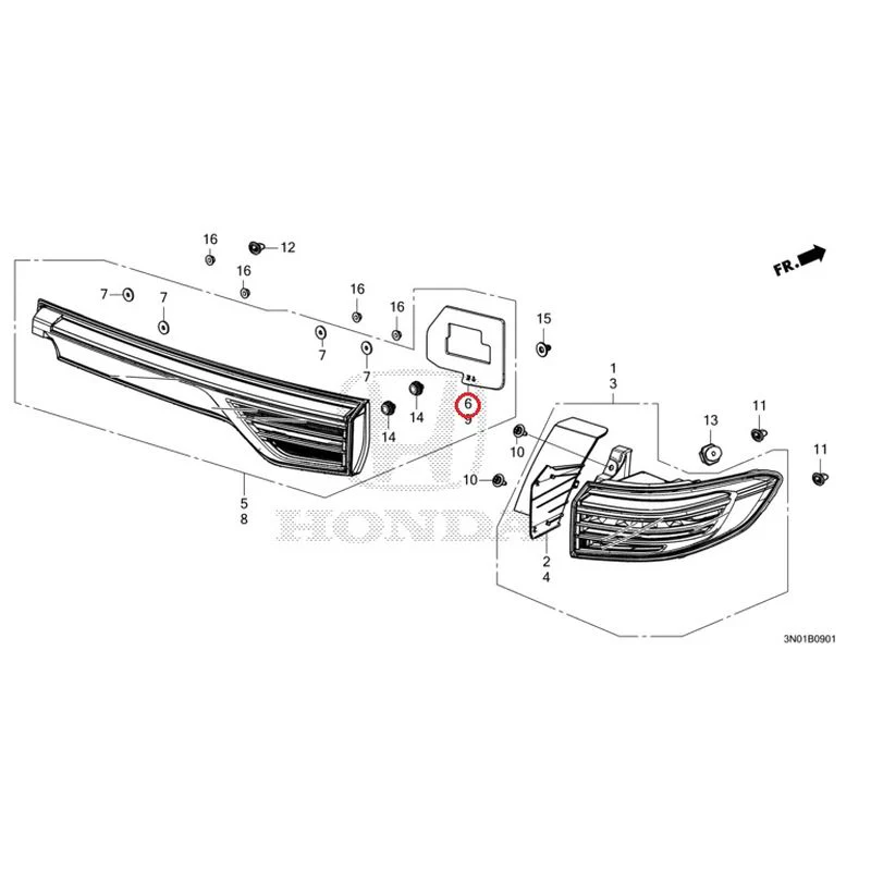 [NEW] JDM HONDA VEZEL e:HEV RV5 2025 Tail Lights (2) GENUINE OEM - Image 7