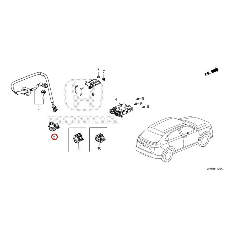 [NEW] JDM HONDA VEZEL e:HEV RV5 2025 Rear View Camera/Etc Unit GENUINE OEM - Image 3