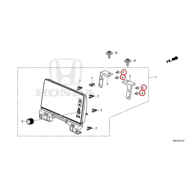 [NEW] JDM HONDA VEZEL e:HEV RV5 2025 Center Display GENUINE OEM - Image 5