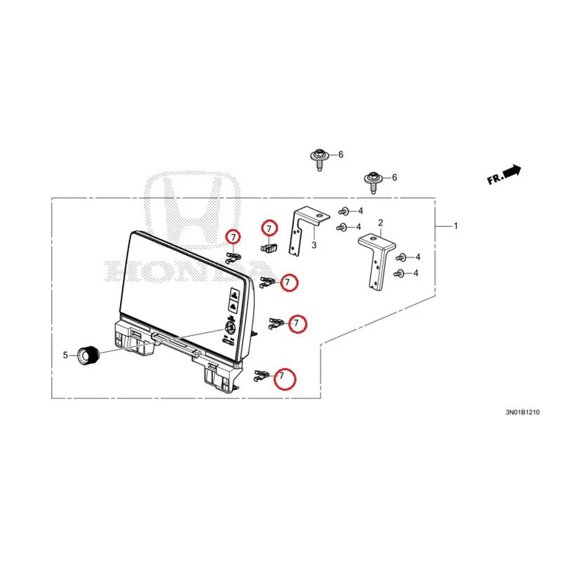 [NEW] JDM HONDA VEZEL e:HEV RV5 2025 Center Display GENUINE OEM - Image 8