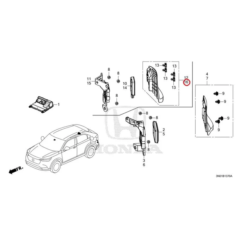 [NEW] JDM HONDA VEZEL e:HEV RV5 2025 Camera GENUINE OEM - Image 10