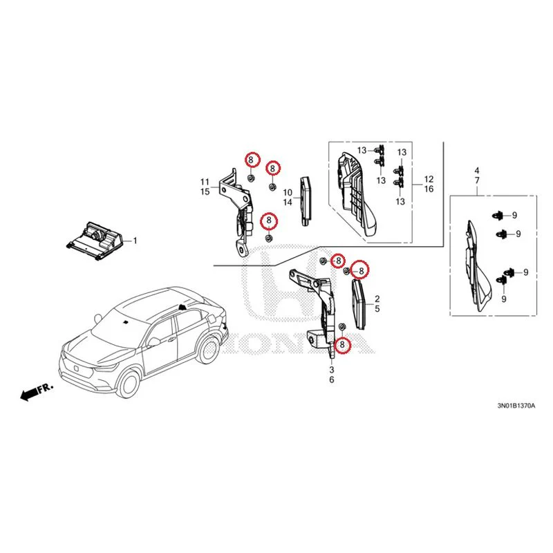 [NEW] JDM HONDA VEZEL e:HEV RV5 2025 Camera GENUINE OEM - Image 3