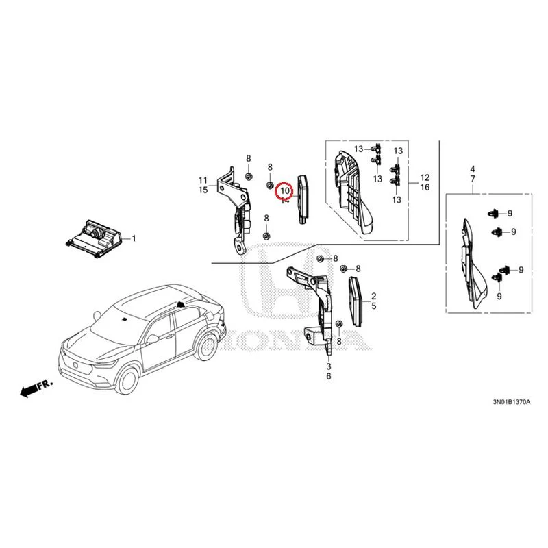 [NEW] JDM HONDA VEZEL e:HEV RV5 2025 Camera GENUINE OEM - Image 4