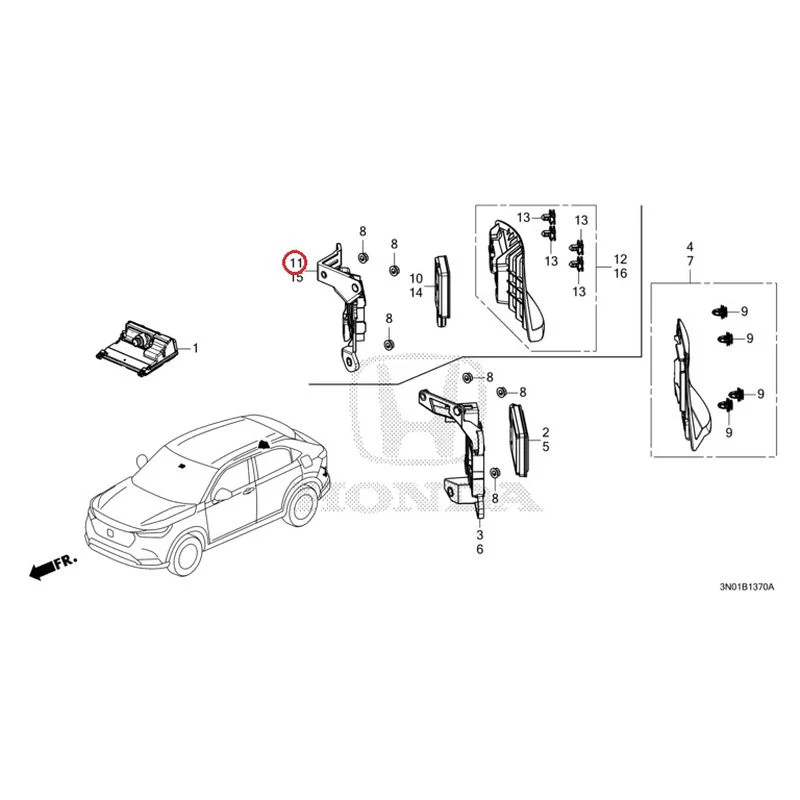 [NEW] JDM HONDA VEZEL e:HEV RV5 2025 Camera GENUINE OEM - Image 5