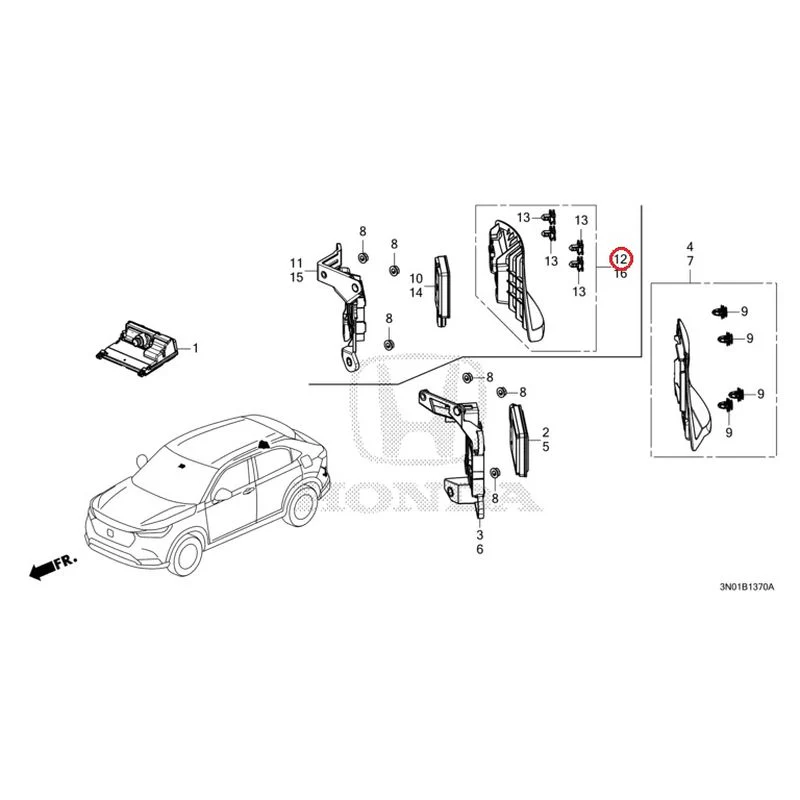 [NEW] JDM HONDA VEZEL e:HEV RV5 2025 Camera GENUINE OEM - Image 6