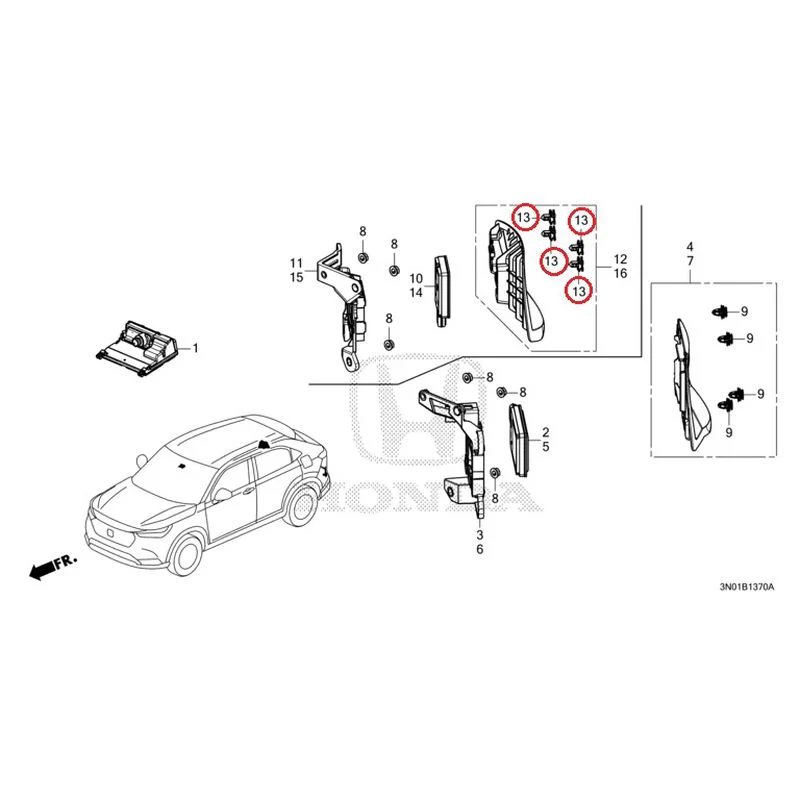 [NEW] JDM HONDA VEZEL e:HEV RV5 2025 Camera GENUINE OEM - Image 7
