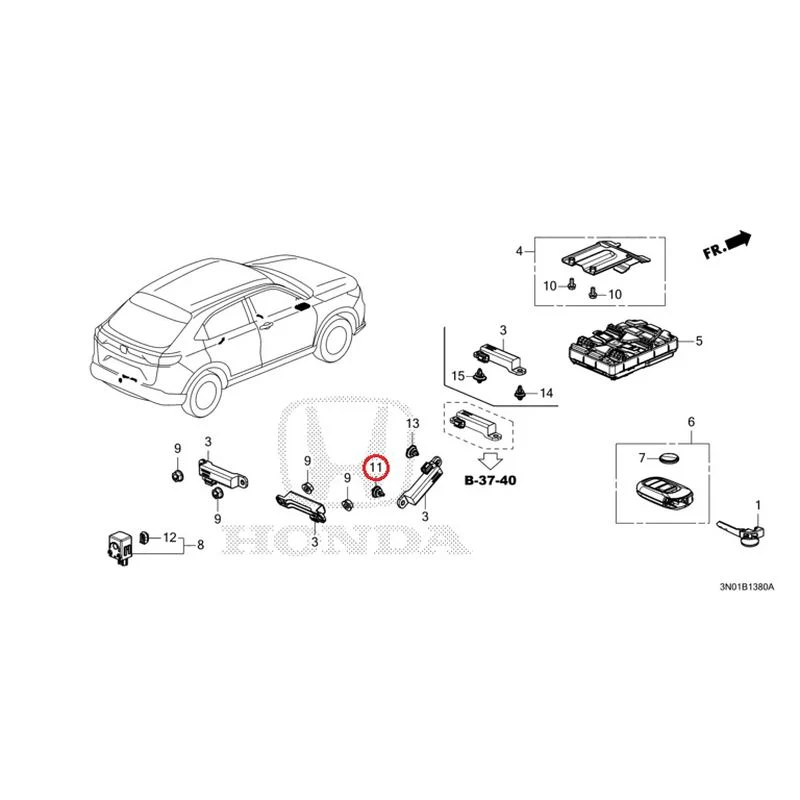 [NEW] JDM HONDA VEZEL e:HEV RV5 2025 Smart Unit GENUINE OEM - Image 12