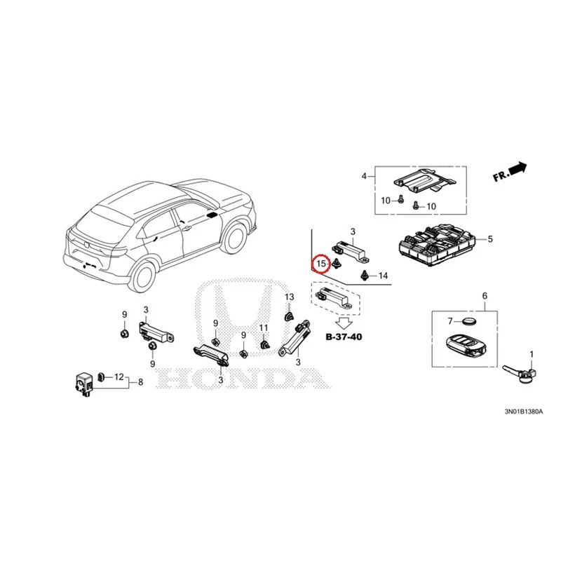 [NEW] JDM HONDA VEZEL e:HEV RV5 2025 Smart Unit GENUINE OEM - Image 16