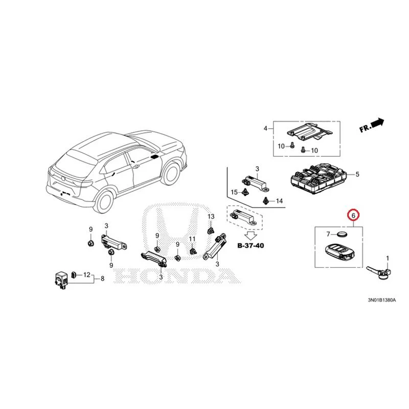 [NEW] JDM HONDA VEZEL e:HEV RV5 2025 Smart Unit GENUINE OEM - Image 6