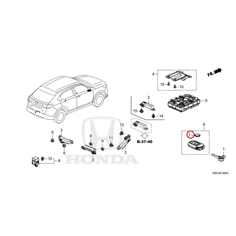 [NEW] JDM HONDA VEZEL e:HEV RV5 2025 Smart Unit GENUINE OEM - Image 8