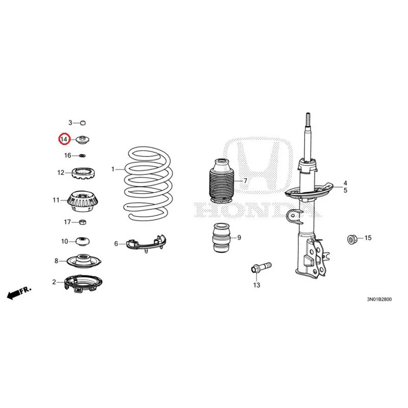 [NEW] JDM HONDA VEZEL e:HEV RV5 2025 Front Damper GENUINE OEM - Image 16