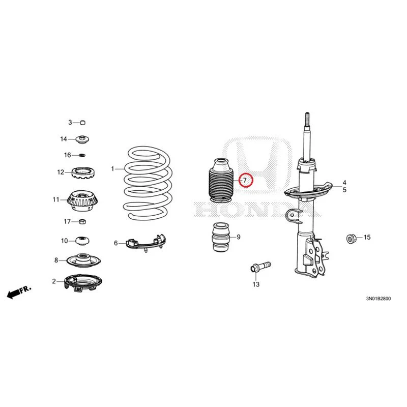 [NEW] JDM HONDA VEZEL e:HEV RV5 2025 Front Damper GENUINE OEM - Image 8