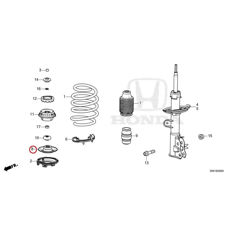 [NEW] JDM HONDA VEZEL e:HEV RV5 2025 Front Damper GENUINE OEM - Image 9