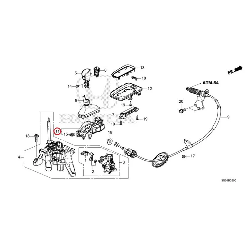 [NEW] JDM HONDA VEZEL e:HEV RV5 2025 Select Lever GENUINE OEM - Image 12