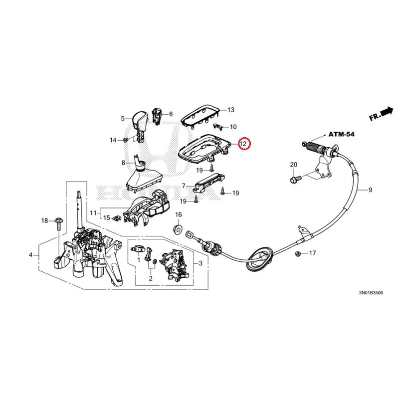 [NEW] JDM HONDA VEZEL e:HEV RV5 2025 Select Lever GENUINE OEM - Image 13