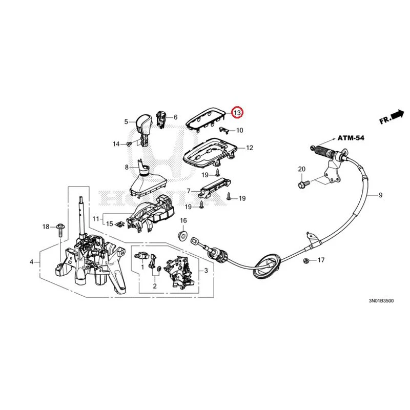 [NEW] JDM HONDA VEZEL e:HEV RV5 2025 Select Lever GENUINE OEM - Image 14