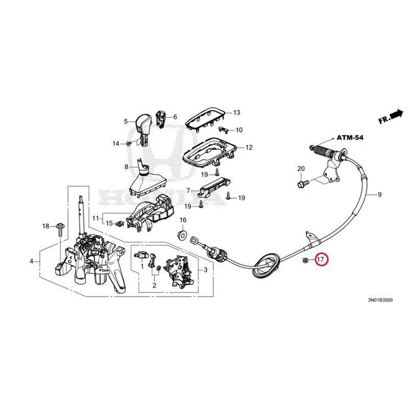 [NEW] JDM HONDA VEZEL e:HEV RV5 2025 Select Lever GENUINE OEM - Image 18