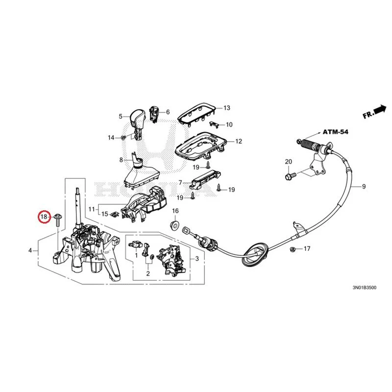 [NEW] JDM HONDA VEZEL e:HEV RV5 2025 Select Lever GENUINE OEM - Image 19