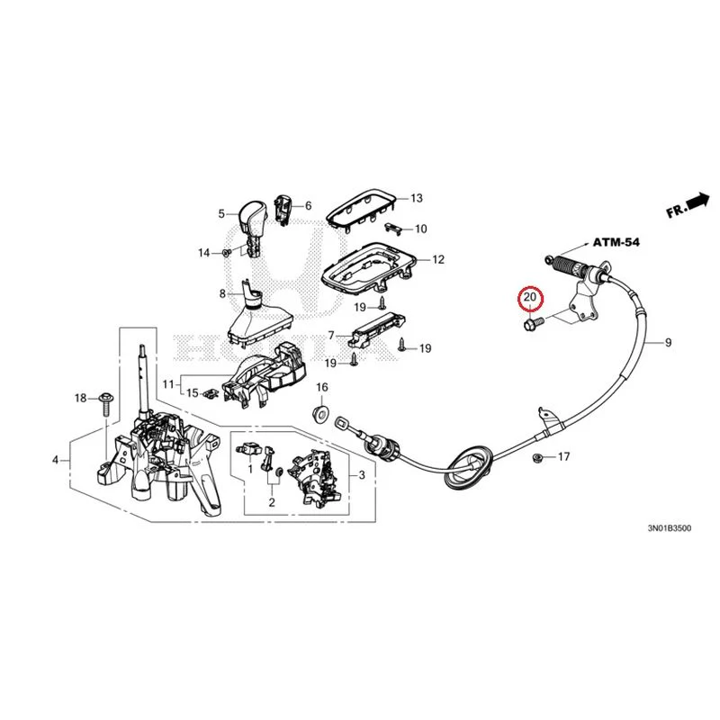 [NEW] JDM HONDA VEZEL e:HEV RV5 2025 Select Lever GENUINE OEM - Image 21