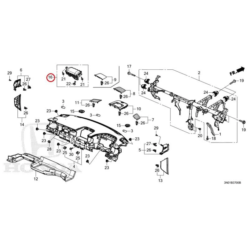 [NEW] JDM HONDA VEZEL e:HEV RV5 2025 Instrument panel GENUINE OEM - Image 19