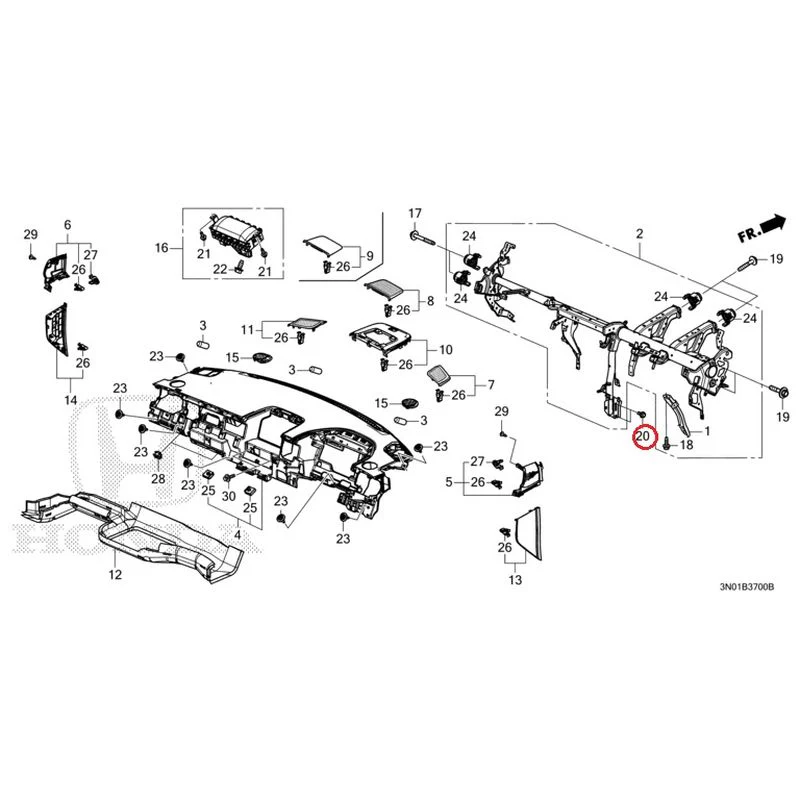 [NEW] JDM HONDA VEZEL e:HEV RV5 2025 Instrument panel GENUINE OEM - Image 23