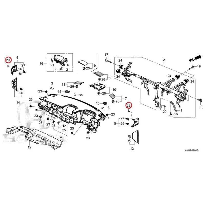 [NEW] JDM HONDA VEZEL e:HEV RV5 2025 Instrument panel GENUINE OEM - Image 32