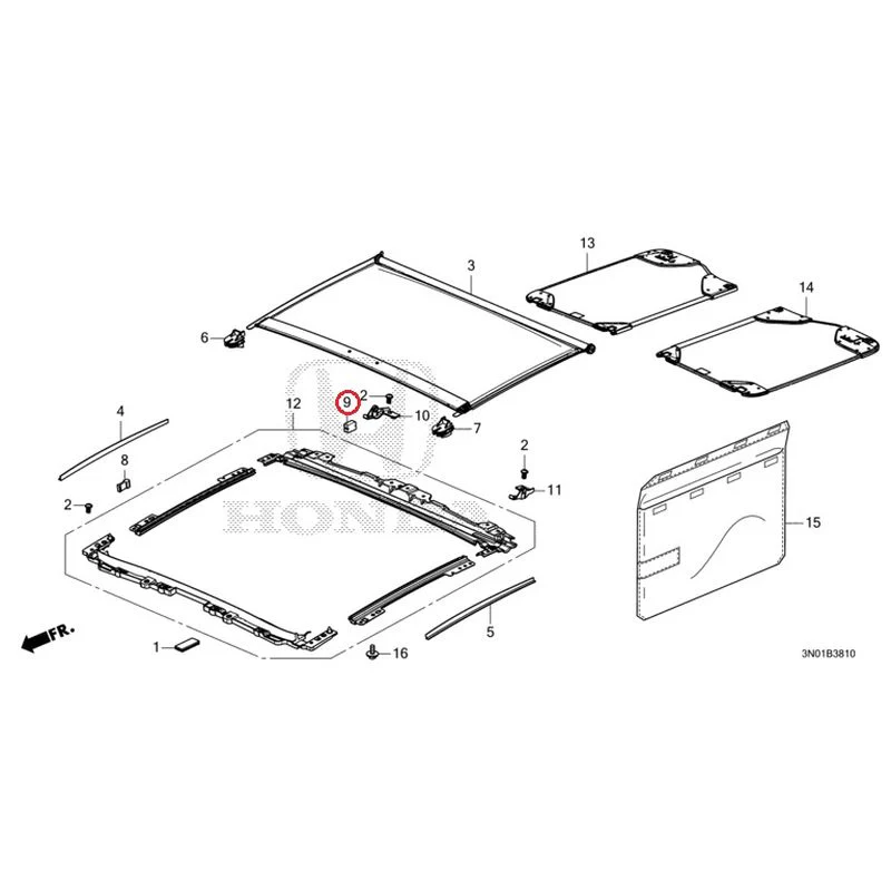 [NEW] JDM HONDA VEZEL e:HEV RV5 2025 Sunshade GENUINE OEM - Image 10