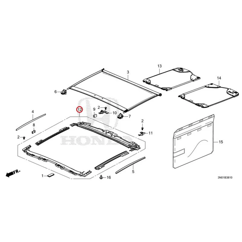[NEW] JDM HONDA VEZEL e:HEV RV5 2025 Sunshade GENUINE OEM - Image 13