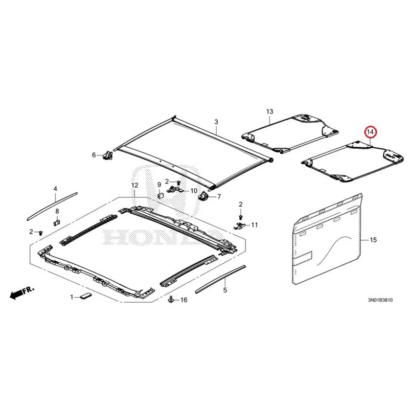 [NEW] JDM HONDA VEZEL e:HEV RV5 2025 Sunshade GENUINE OEM - Image 15