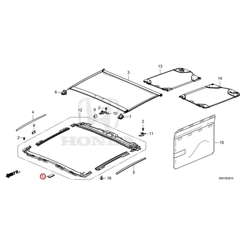 [NEW] JDM HONDA VEZEL e:HEV RV5 2025 Sunshade GENUINE OEM - Image 2