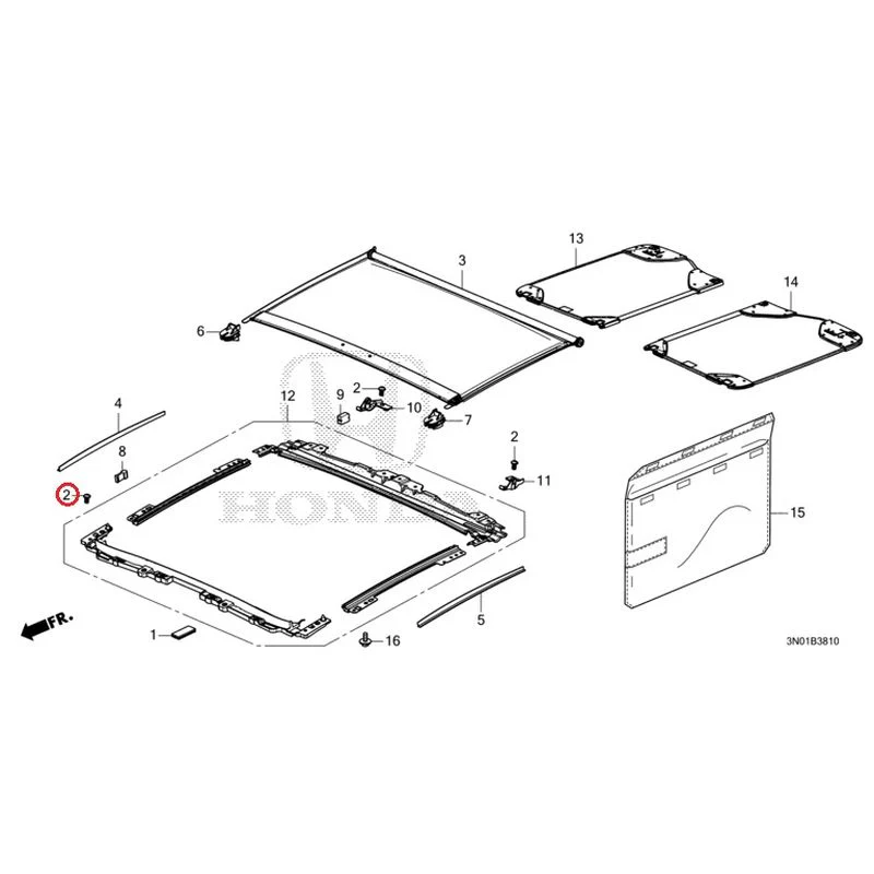 [NEW] JDM HONDA VEZEL e:HEV RV5 2025 Sunshade GENUINE OEM - Image 3