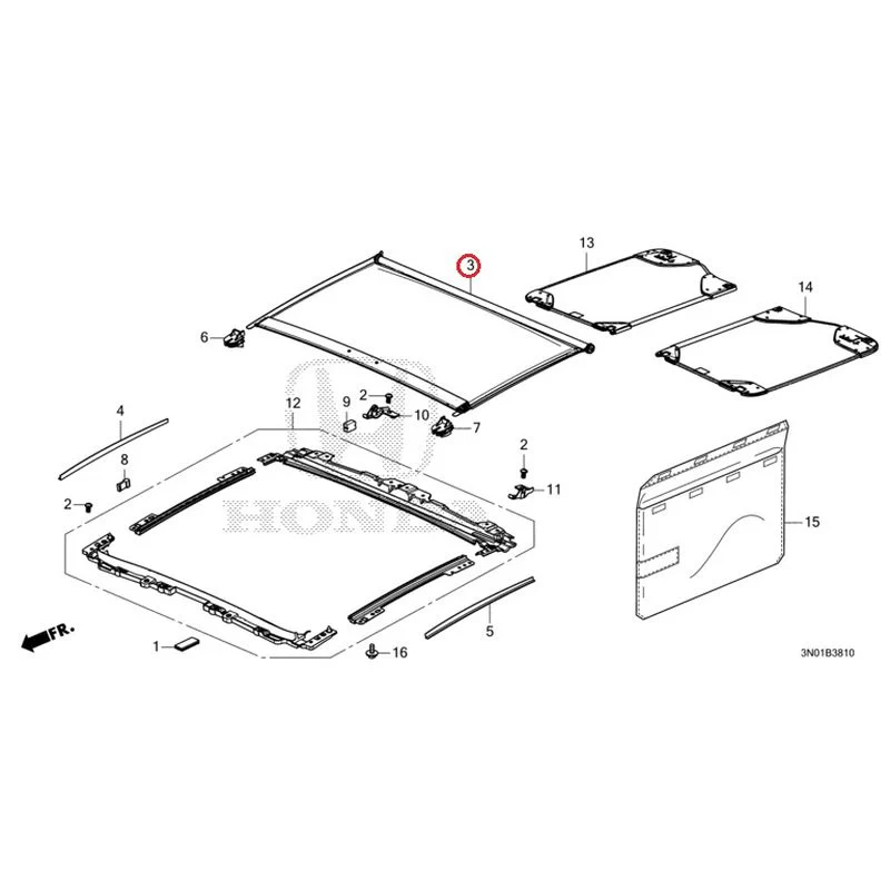 [NEW] JDM HONDA VEZEL e:HEV RV5 2025 Sunshade GENUINE OEM - Image 4