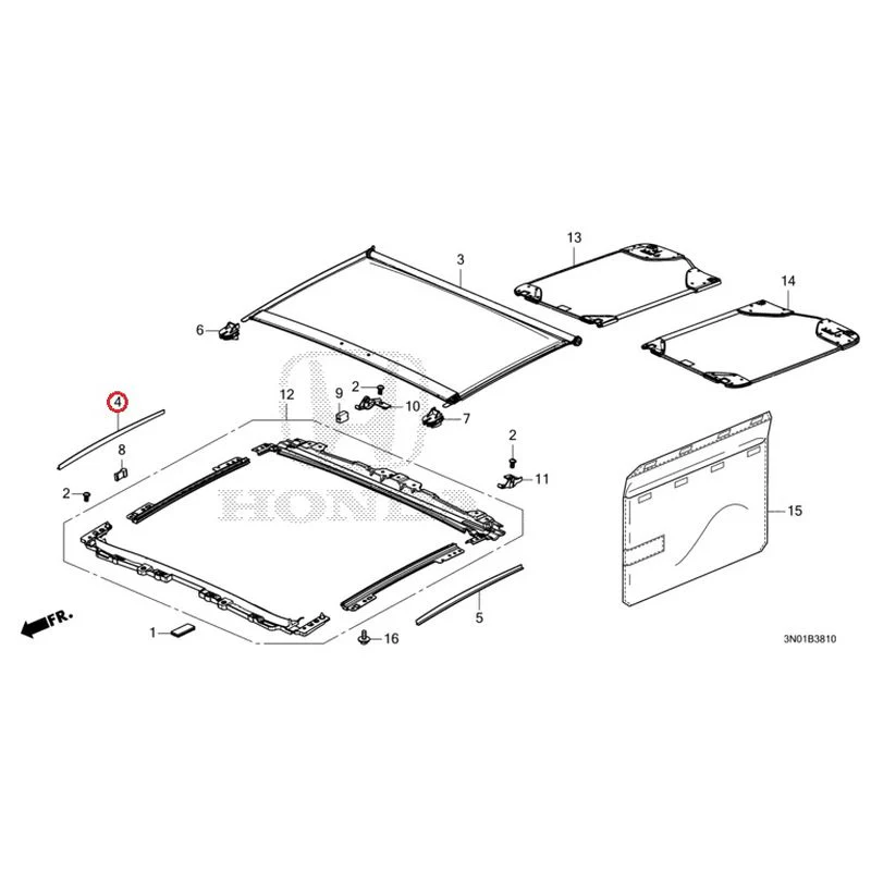 [NEW] JDM HONDA VEZEL e:HEV RV5 2025 Sunshade GENUINE OEM - Image 5