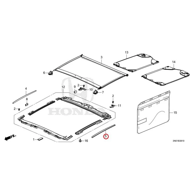 [NEW] JDM HONDA VEZEL e:HEV RV5 2025 Sunshade GENUINE OEM - Image 6