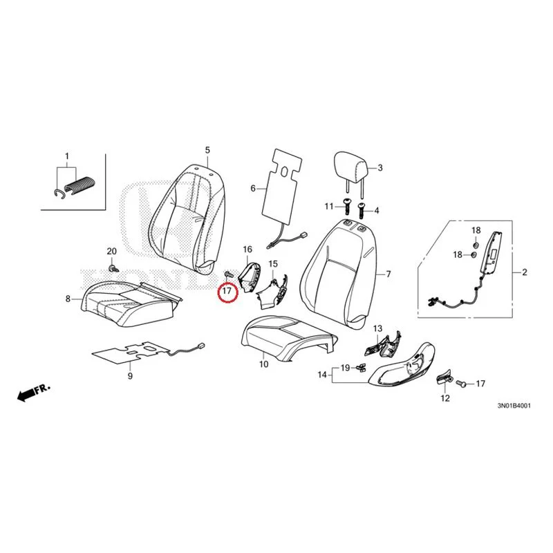 [NEW] JDM HONDA VEZEL e:HEV RV5 2025 Front Seat (Passenger Side) GENUINE OEM - Image 18