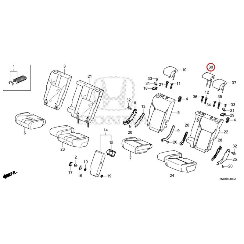 [NEW] JDM HONDA VEZEL e:HEV RV5 2025 Rear Seat GENUINE OEM - Image 31