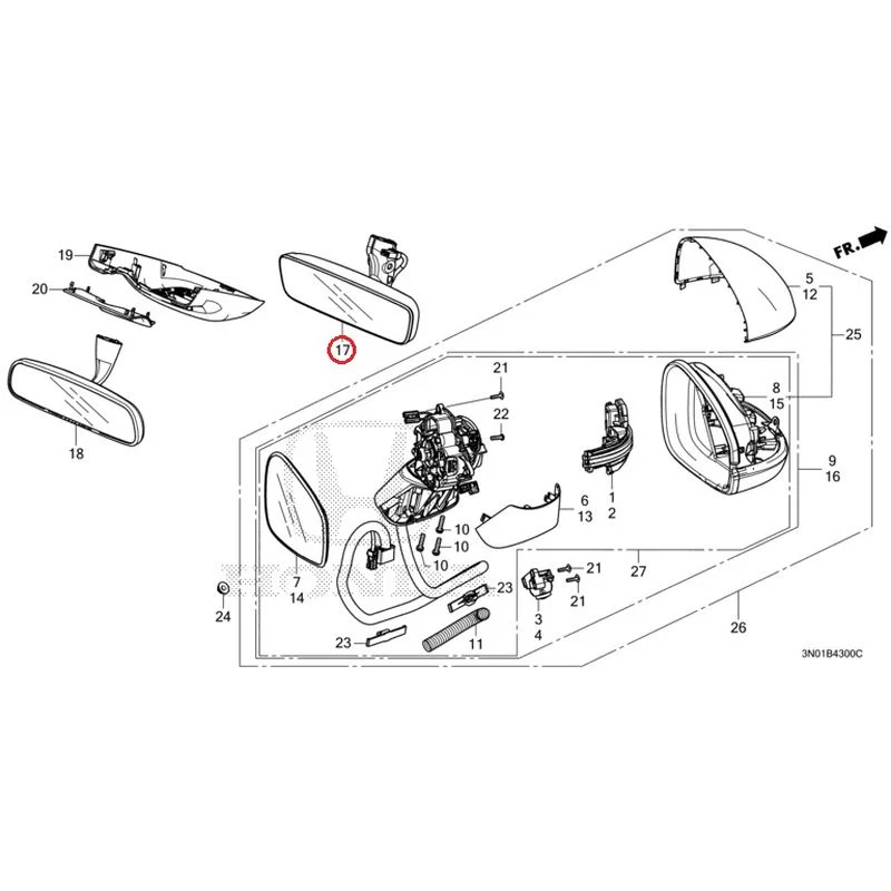 [NEW] JDM HONDA VEZEL e:HEV RV5 2025 Mirrors GENUINE OEM - Image 24