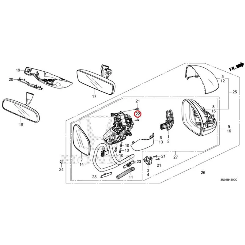 [NEW] JDM HONDA VEZEL e:HEV RV5 2025 Mirrors GENUINE OEM - Image 28