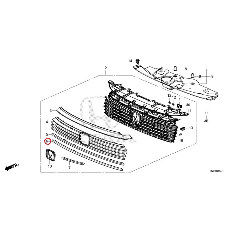 [NEW] JDM HONDA VEZEL e:HEV RV5 2025 Front Grill (2) GENUINE OEM - Image 30