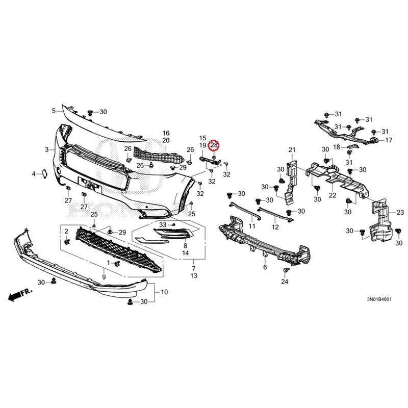[NEW] JDM HONDA VEZEL e:HEV RV5 2025 Front Bumper (2) GENUINE OEM - Image 41