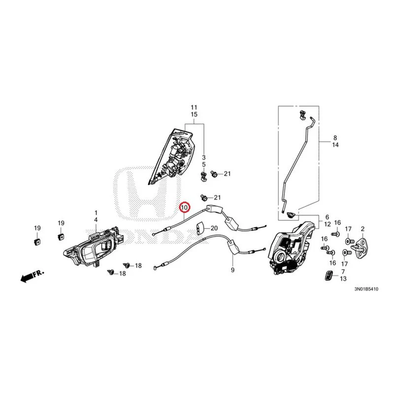 [NEW] JDM HONDA VEZEL e:HEV RV5 2025 Rear Door Locks/Outer Handles GENUINE OEM - Image 11